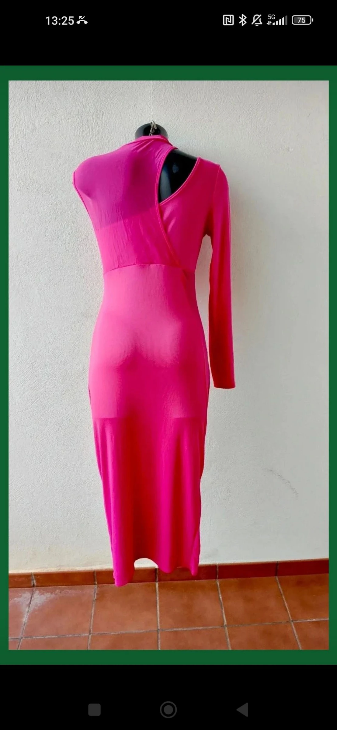 Robe longue rose fuchsia – photo 3
